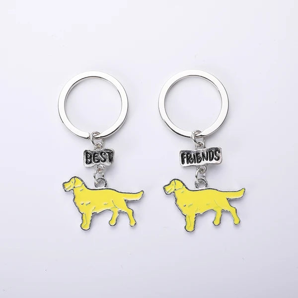 Golden Retriever Keychain