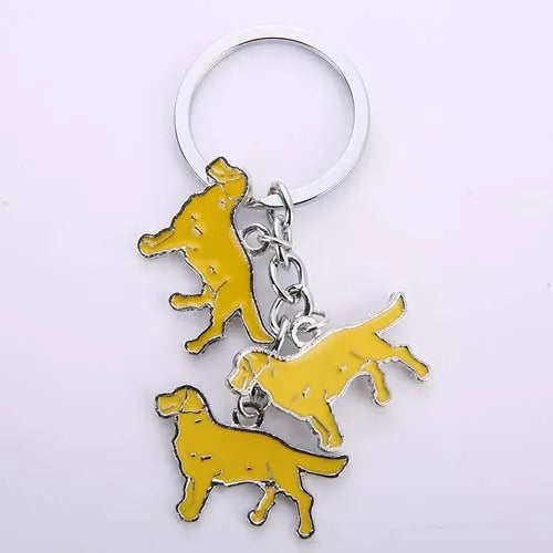 Golden Retriever Keychain
