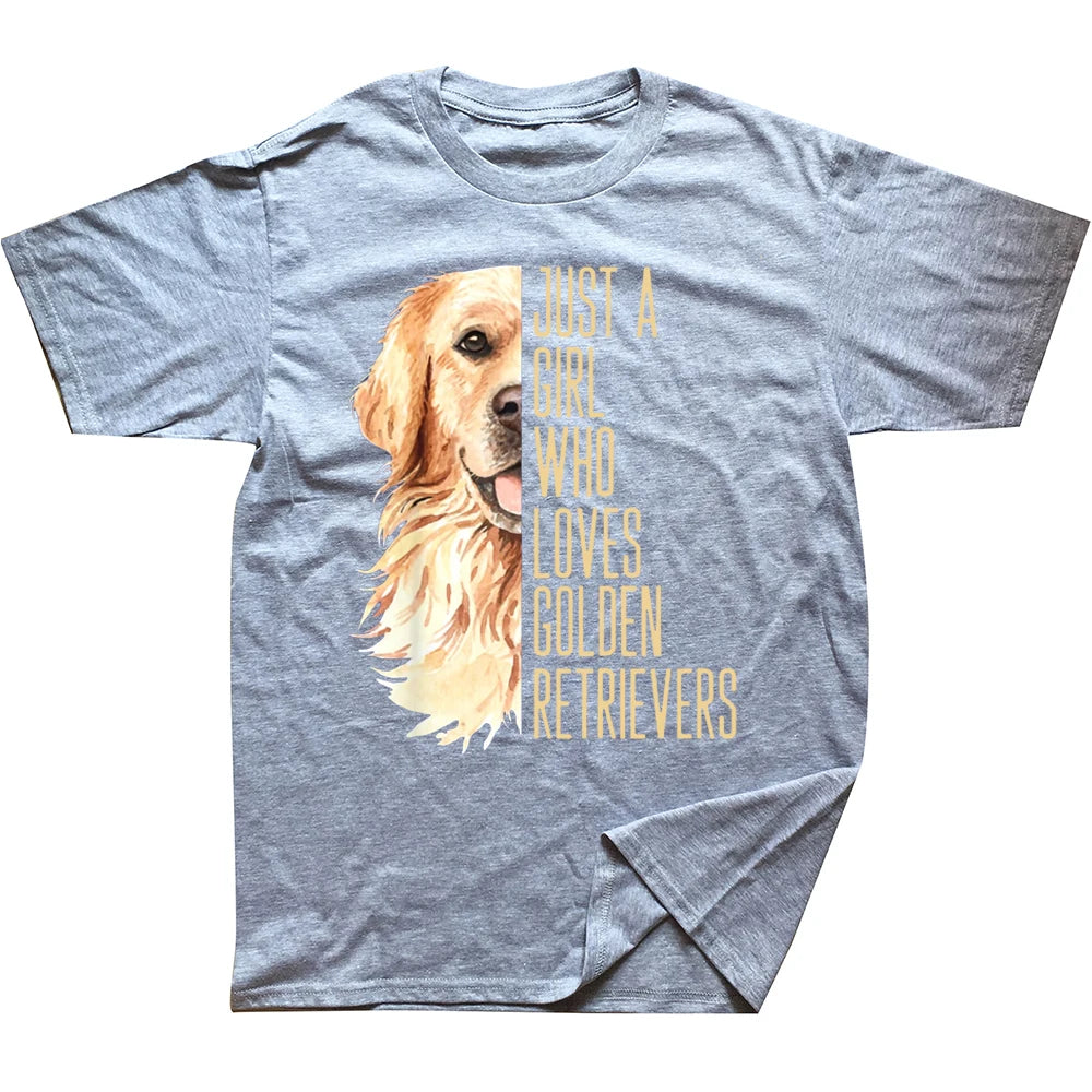 Just A Girl Who Loves Goldens T-Shirt