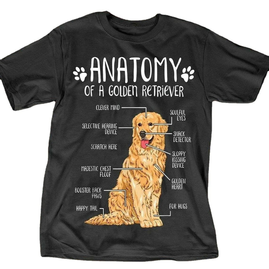 Golden Retriever Anatomy T-Shirt
