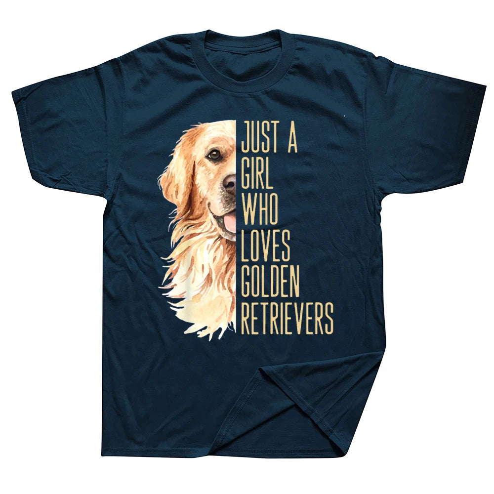 Just A Girl Who Loves Goldens T-Shirt