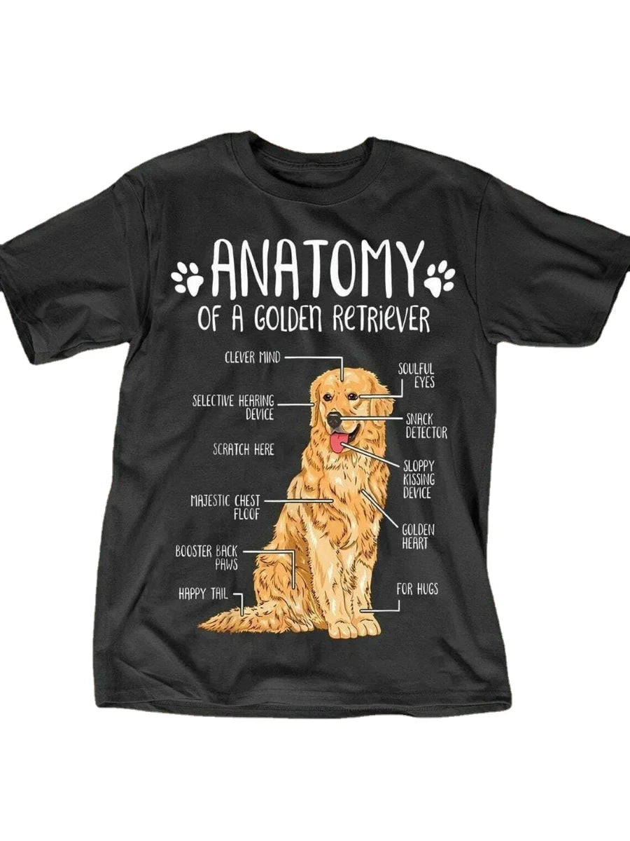 Golden Retriever Anatomy T-Shirt