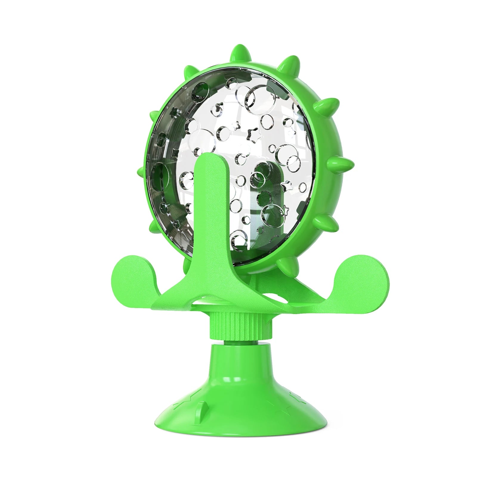 Interactive Treat Dispensing Dog Toy | Rotating Slow Feeder Wheel for Small & Medium Dogs