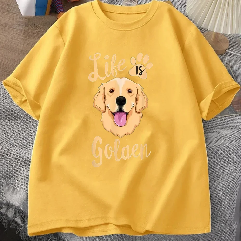 Life Is Golden Retriever T-Shirt
