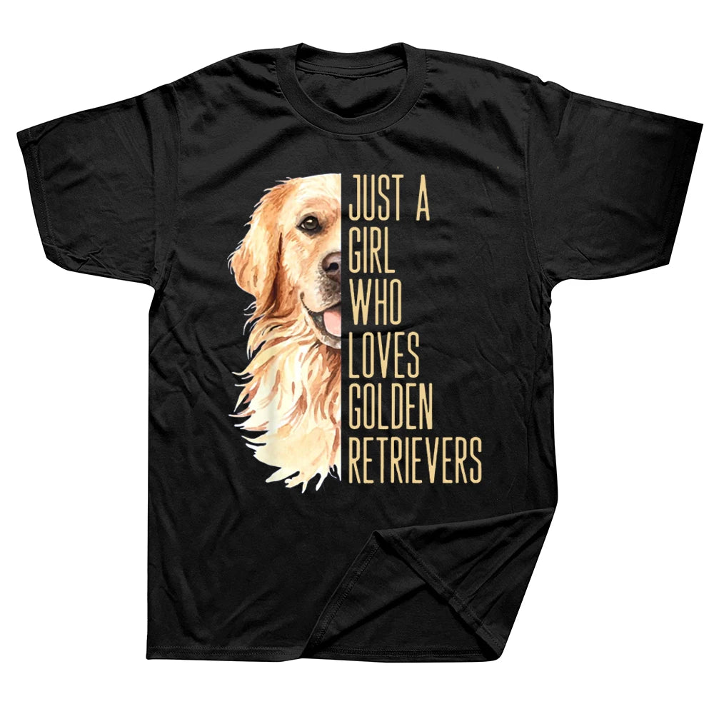 Just A Girl Who Loves Goldens T-Shirt