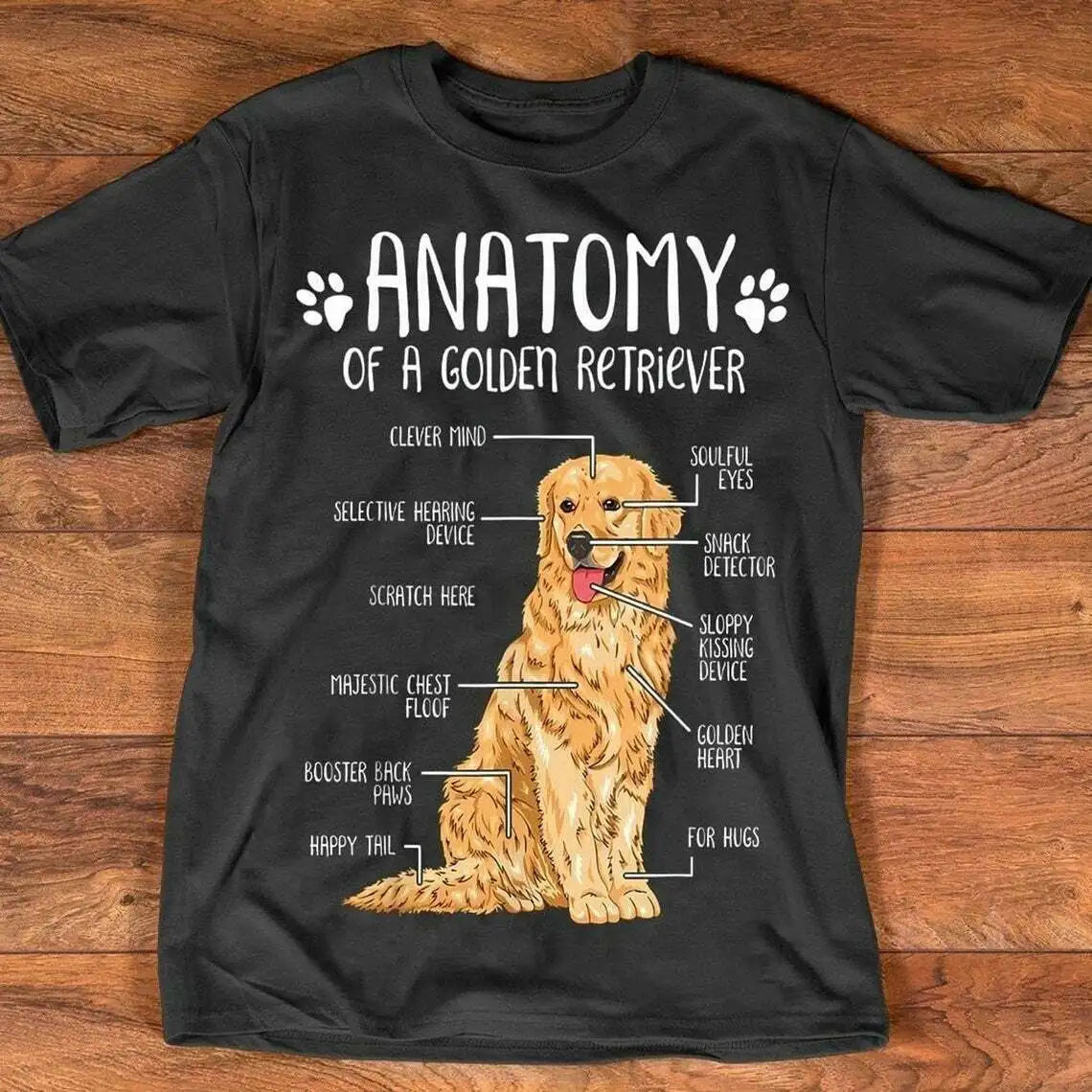 Golden Retriever Anatomy T-Shirt