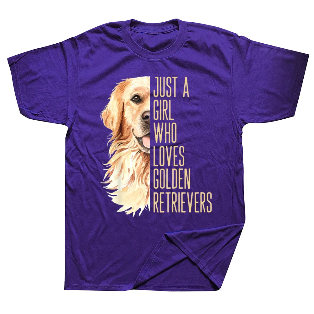 Just A Girl Who Loves Goldens T-Shirt