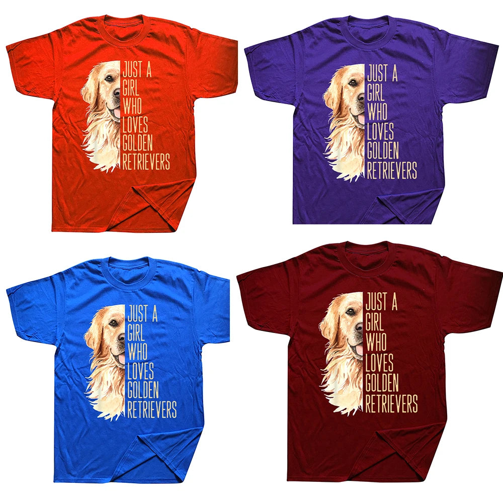 Just A Girl Who Loves Goldens T-Shirt