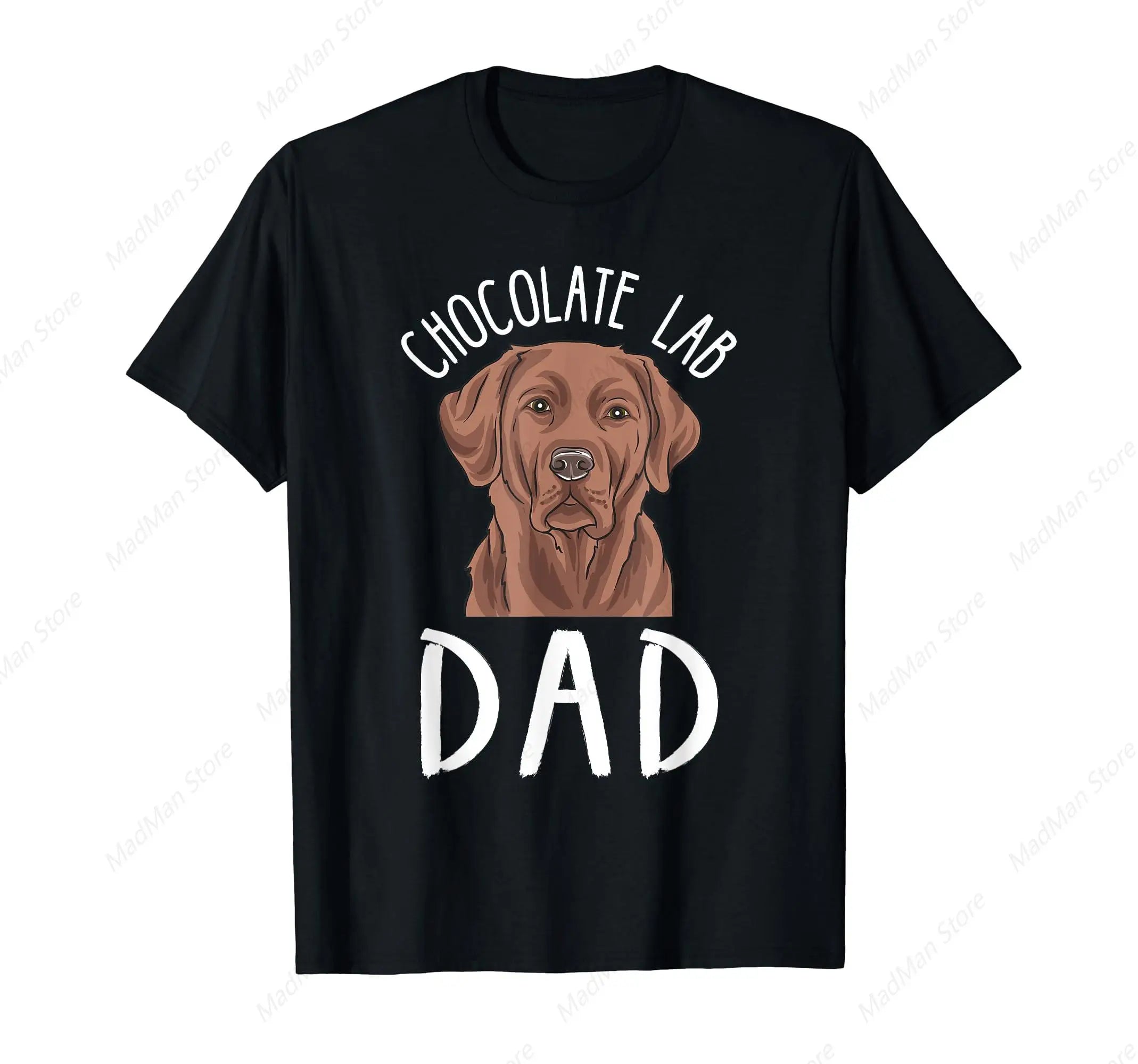 Chocolate Lab Dad T-Shirt