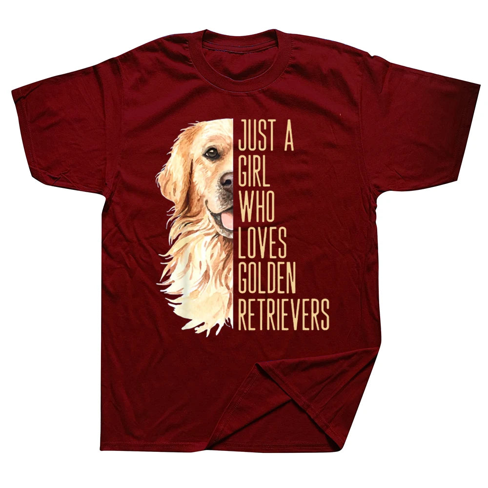 Just A Girl Who Loves Goldens T-Shirt