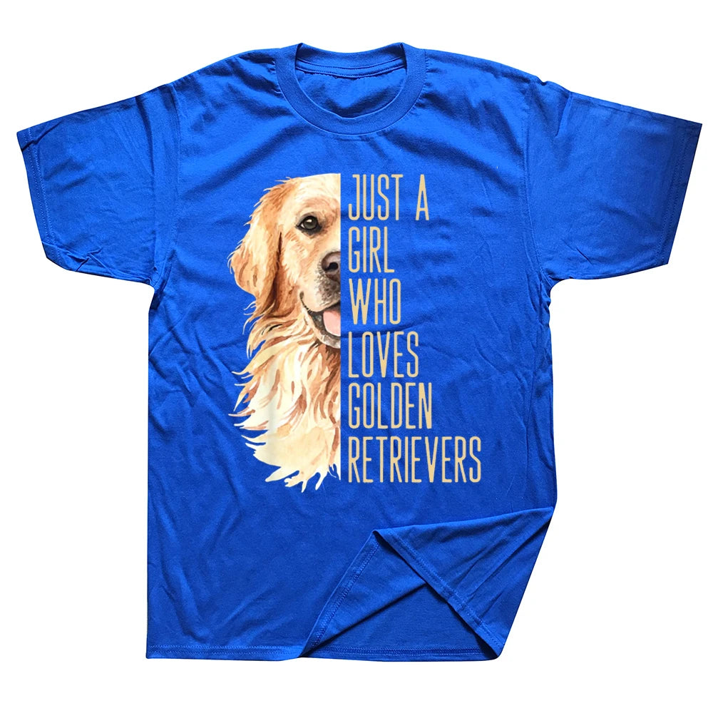 Just A Girl Who Loves Goldens T-Shirt
