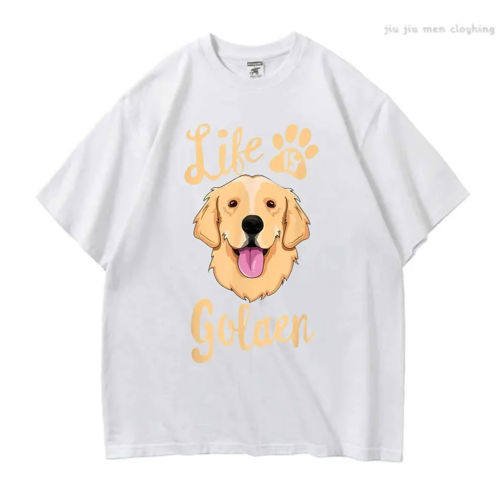 Life Is Golden Retriever T-Shirt