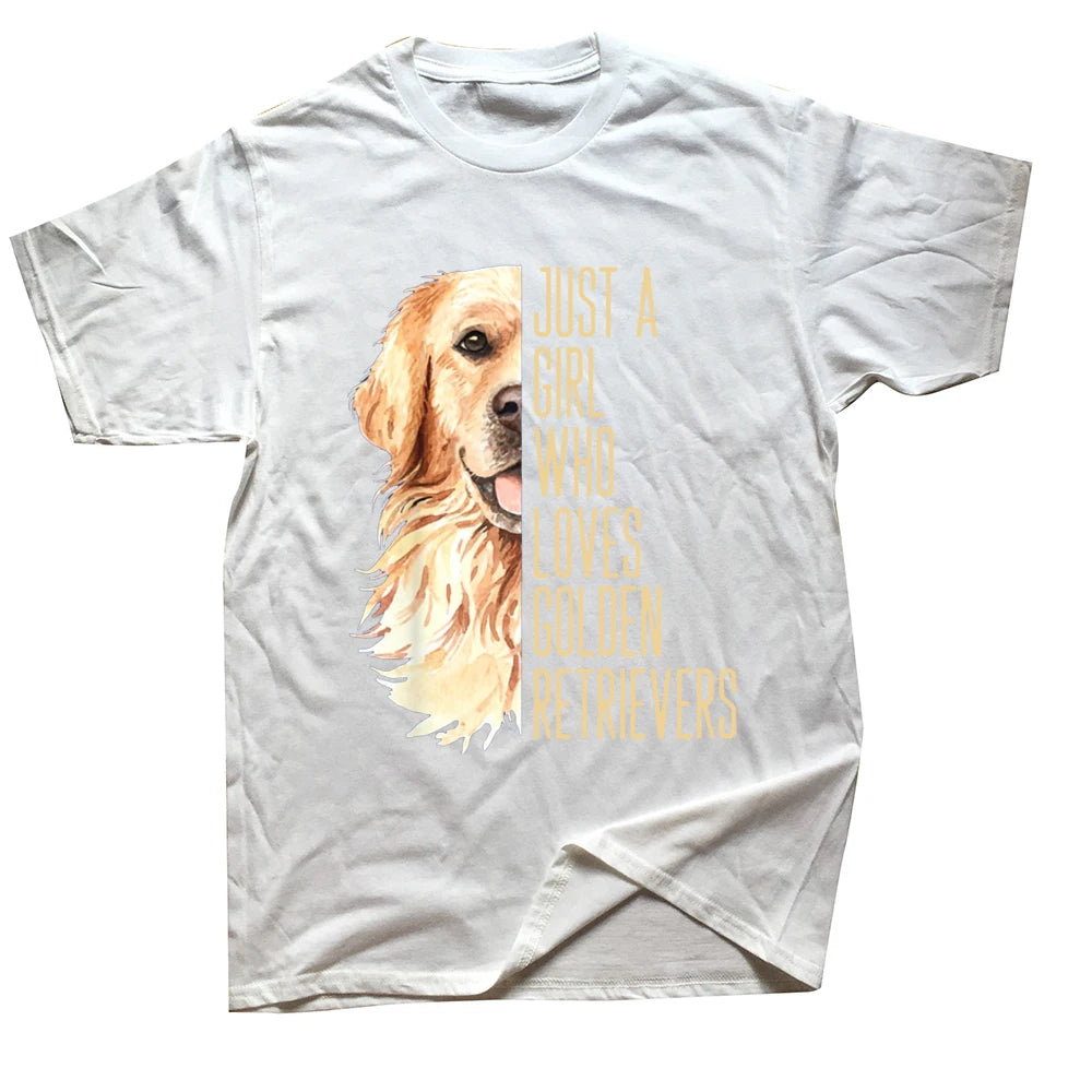 Just A Girl Who Loves Goldens T-Shirt