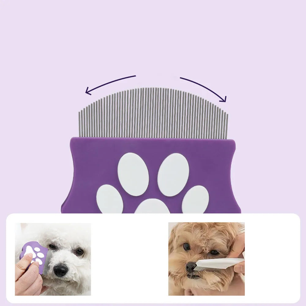 Mini Grooming Face Comb | Flea Comb for Dogs